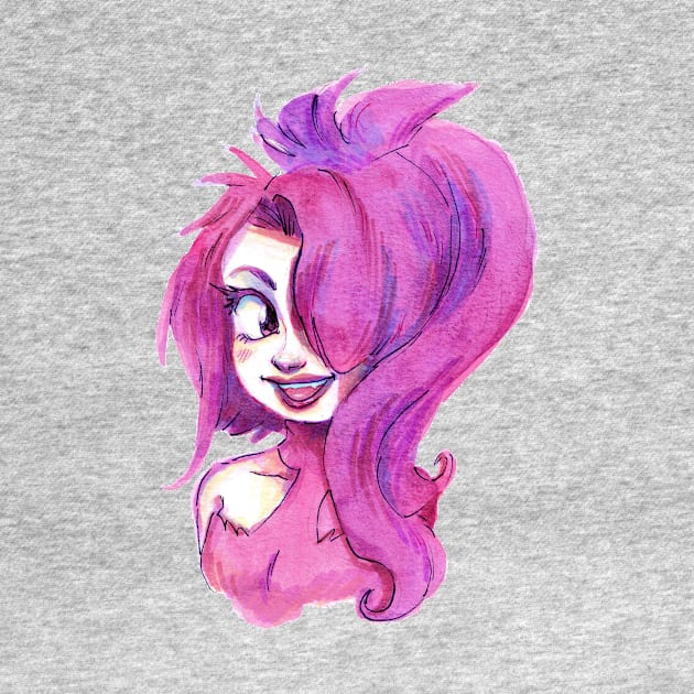 Purple Girl by saradaboru